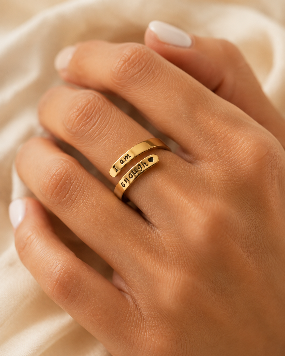 I Am Enough Ring